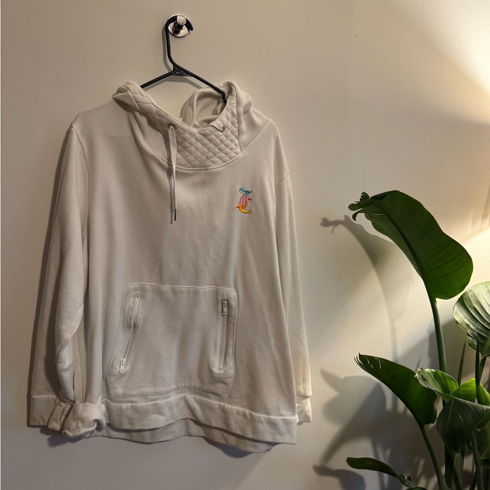 Juicy Couture Cream Hoodie Sweater